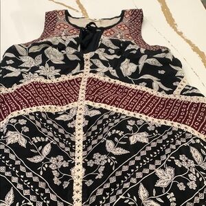 Floral Patterned Sleeveless Dress size 4